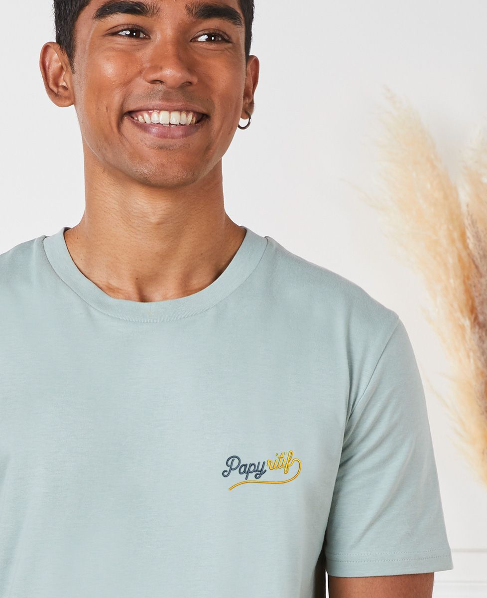 T-shirt homme Papy-ritif (brodé) - Apéro, Cadeaux Papy
