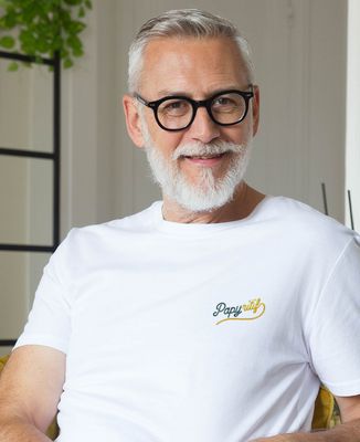 T-shirt homme Papy-ritif (brodé) - Apéro, Cadeaux Papy