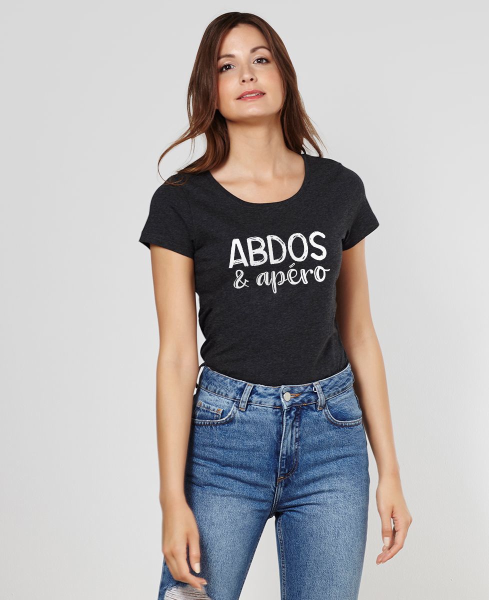T-Shirt femme Abdos & apéro