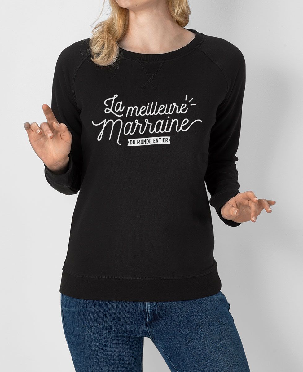 Sweatshirt femme La meilleure marraine