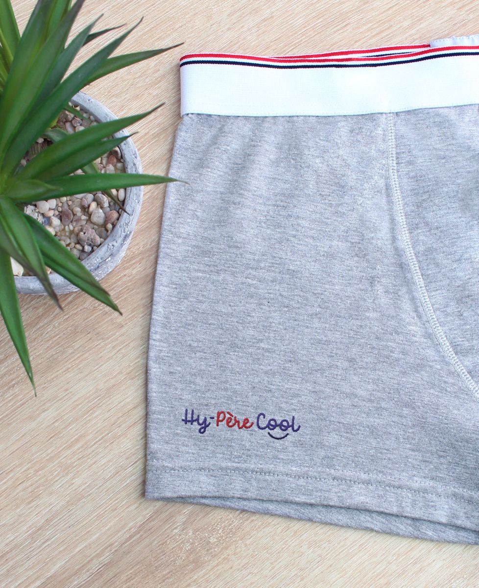 Boxer Hy-Père Cool (brodé) - Cadeaux Papa