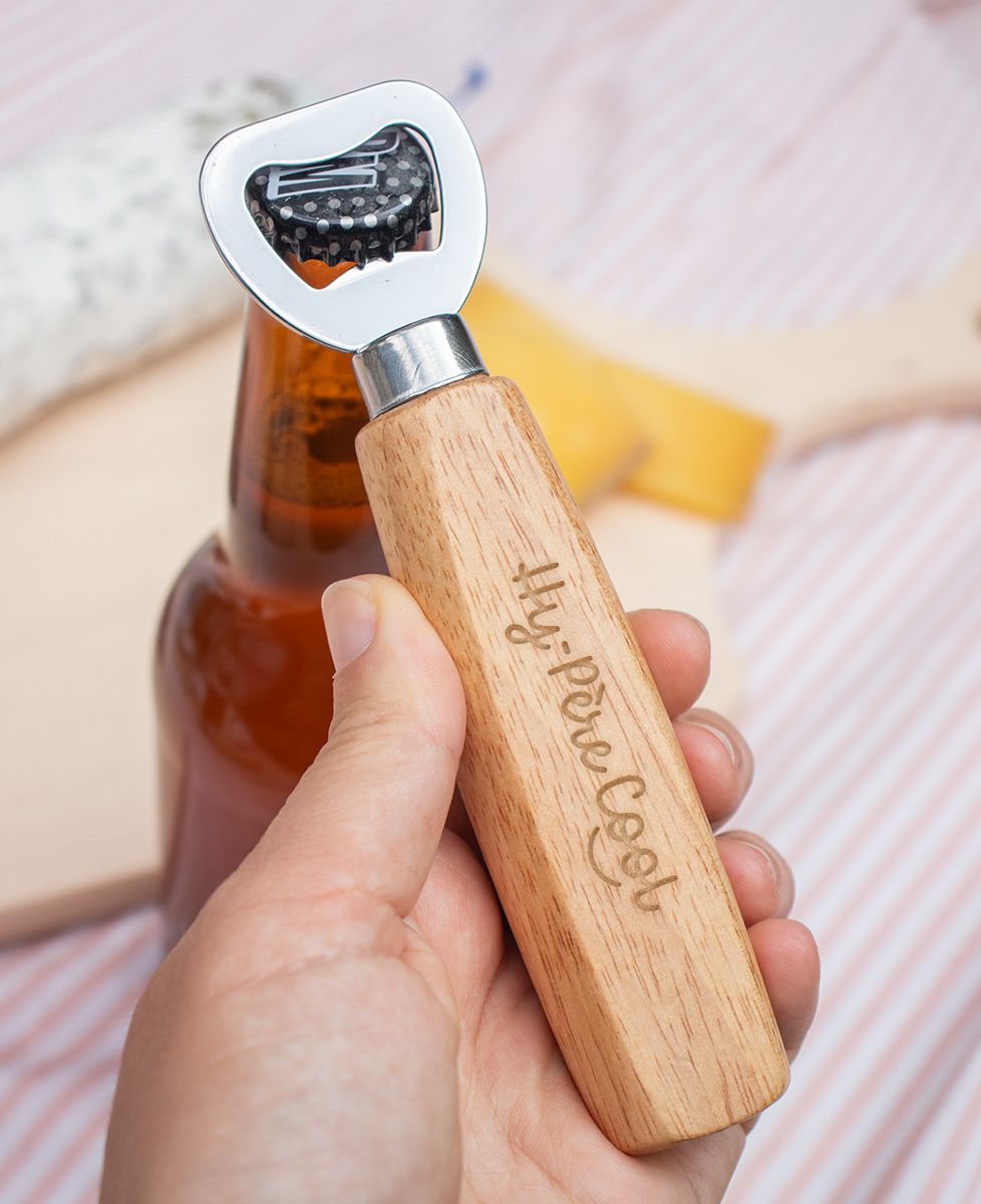Décapsuleur Hy-Père Cool (gravé) - Cadeaux Papa, Apéro