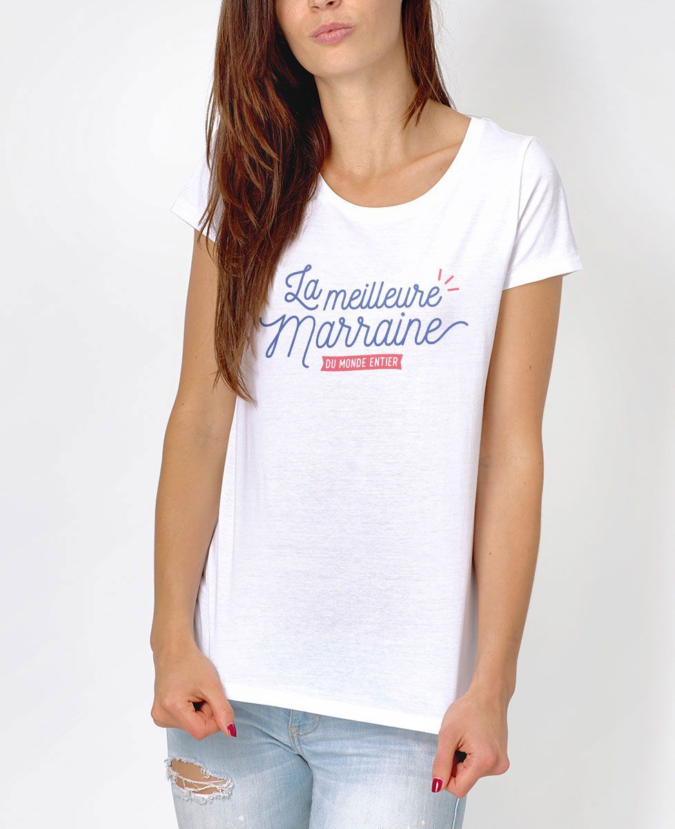 T-Shirt femme La meilleure marraine