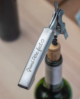 Tire-bouchon Grand père-fect (gravé) - Apéro, Cadeaux Papy