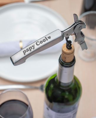 Tire-bouchon Papy cool (gravé) - Apéro, Cadeaux Papy