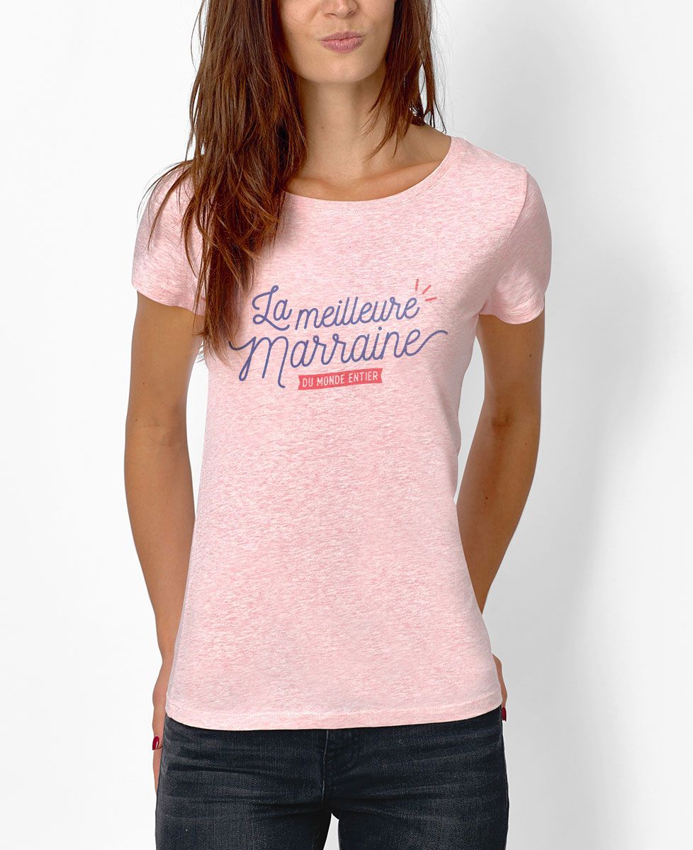T-Shirt femme La meilleure marraine