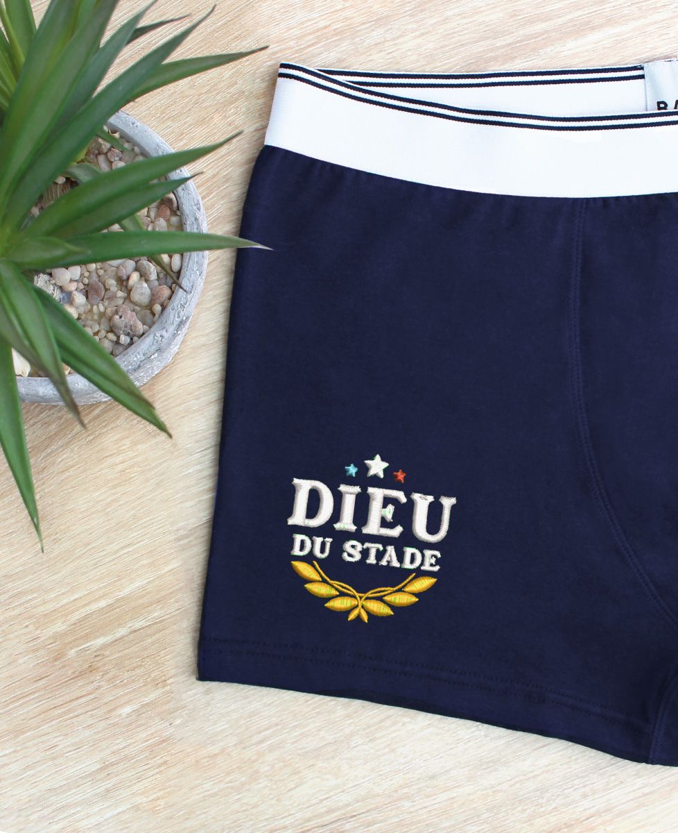 Boxer Dieu du stade (brodé)