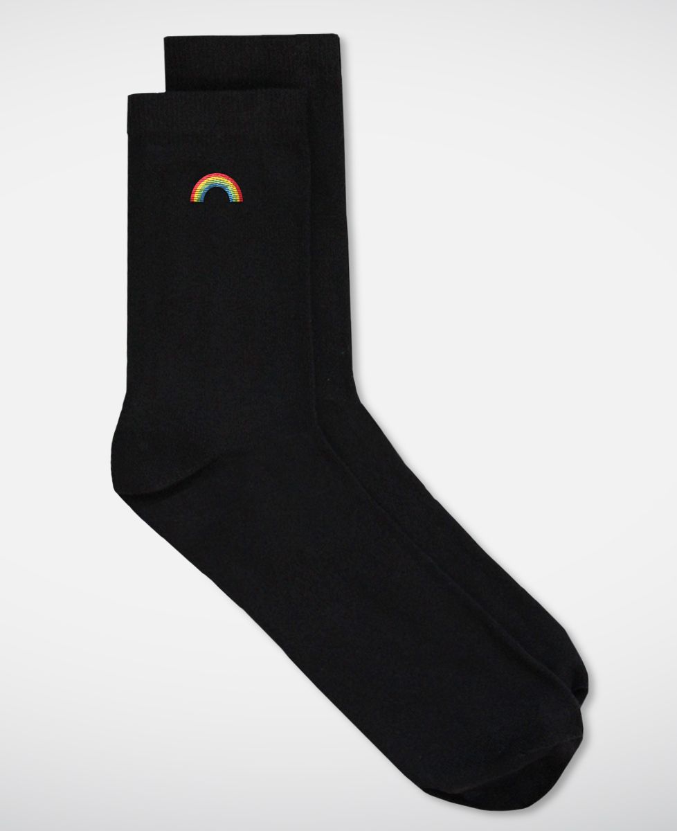 Socken für Herren Regenbogen (gestickt)