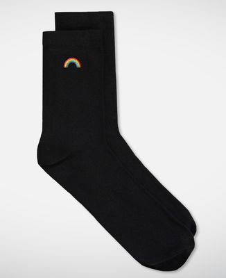 Men's socks Rainbow (embroidered)