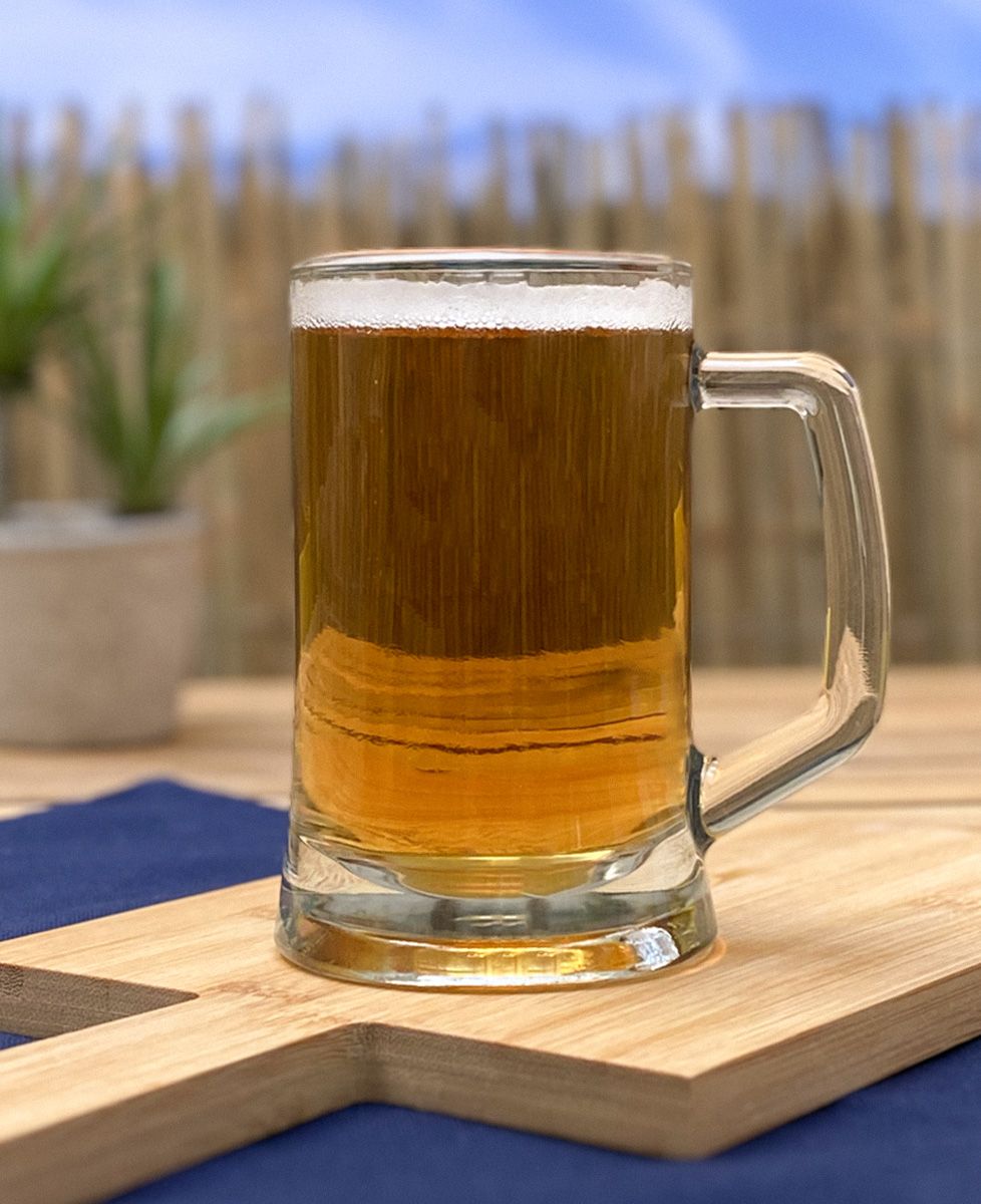 Chope de bière Suite de prénoms gravés - Apéro