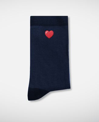Chaussettes homme Coeur (brodé)