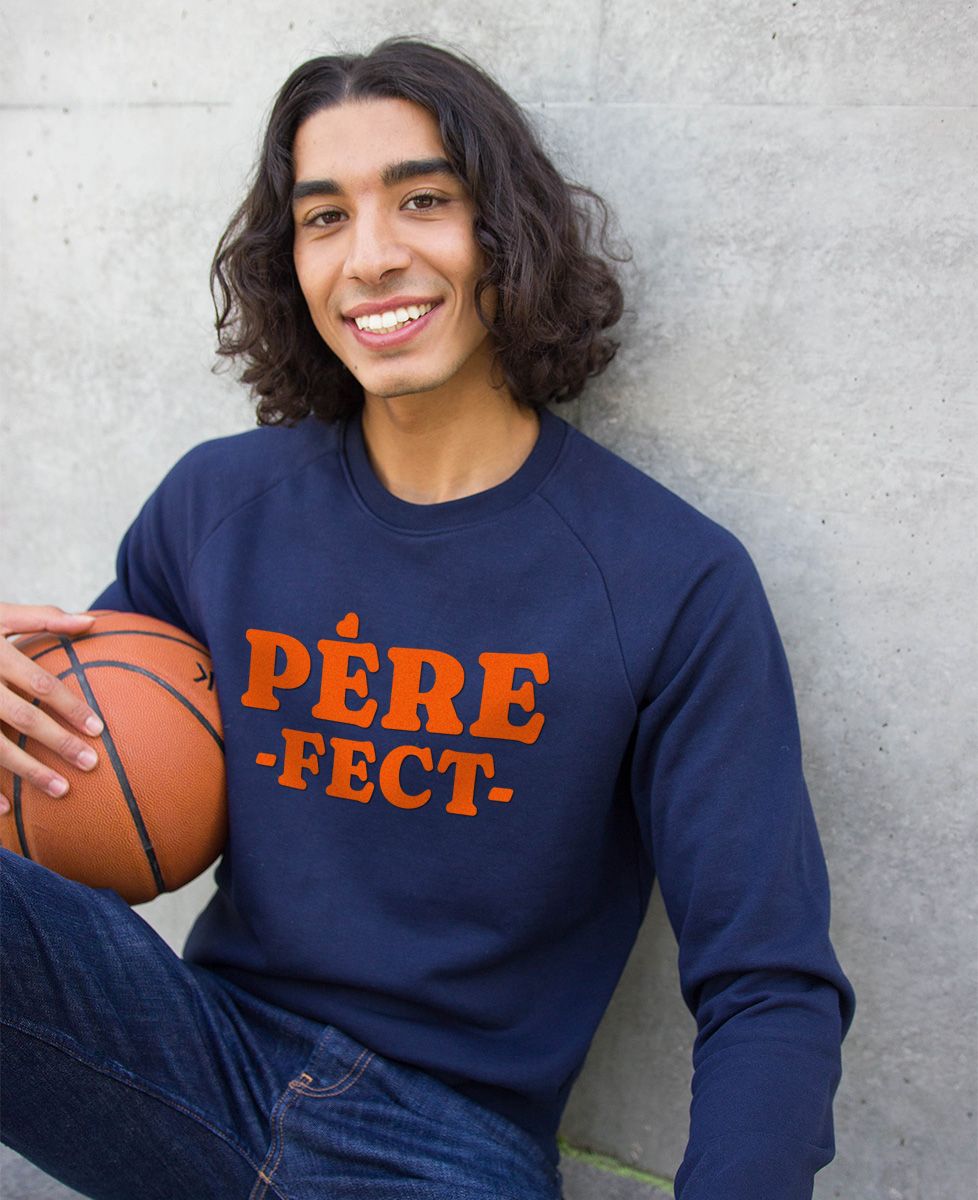 Sweatshirt homme Père-fect (effet velours)