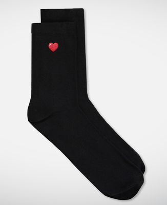 Chaussettes homme Coeur (brodé)