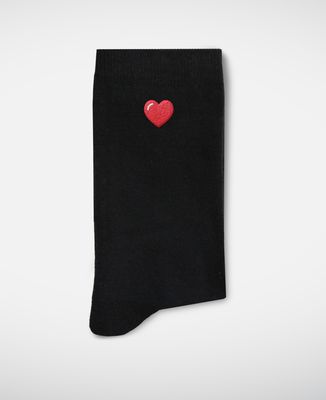 Chaussettes homme Coeur (brodé)