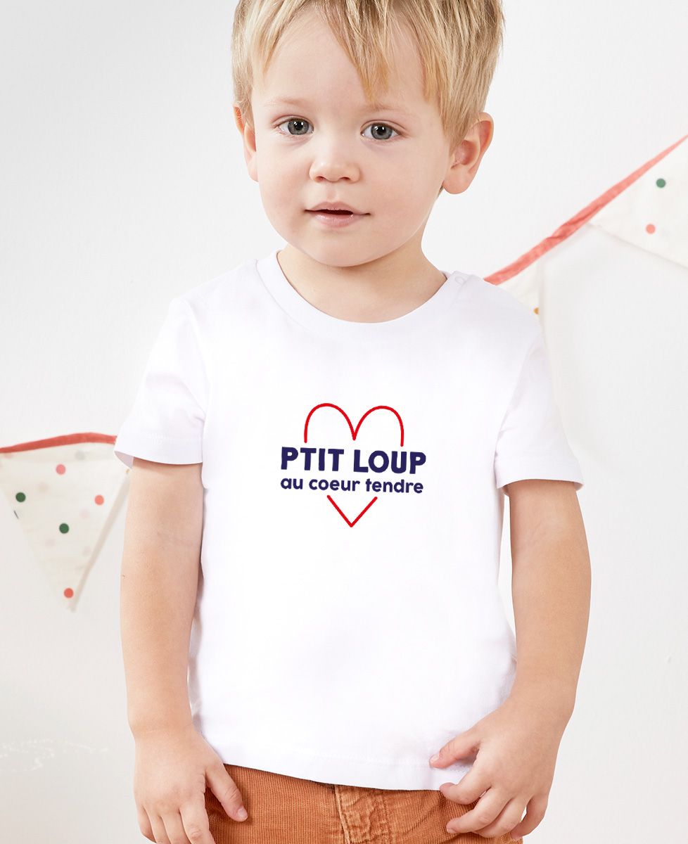 T-shirt bébé Ptit Loup