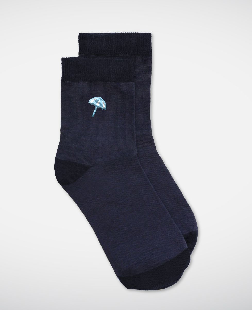 Chaussettes femme Petit parasol (brodé)