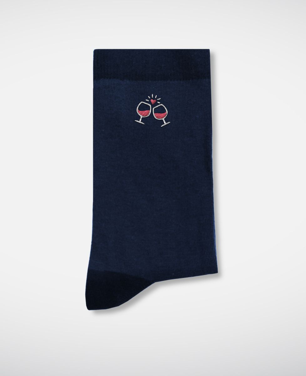 Socken für Herren Prost (gestickt) - Aperitif