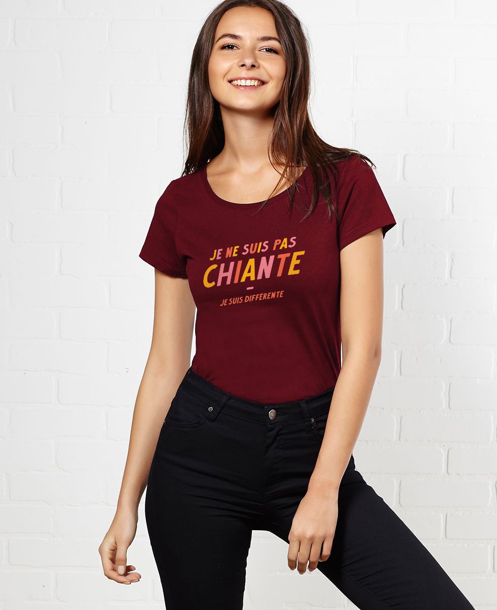 T-Shirt femme Je ne suis pas chiante