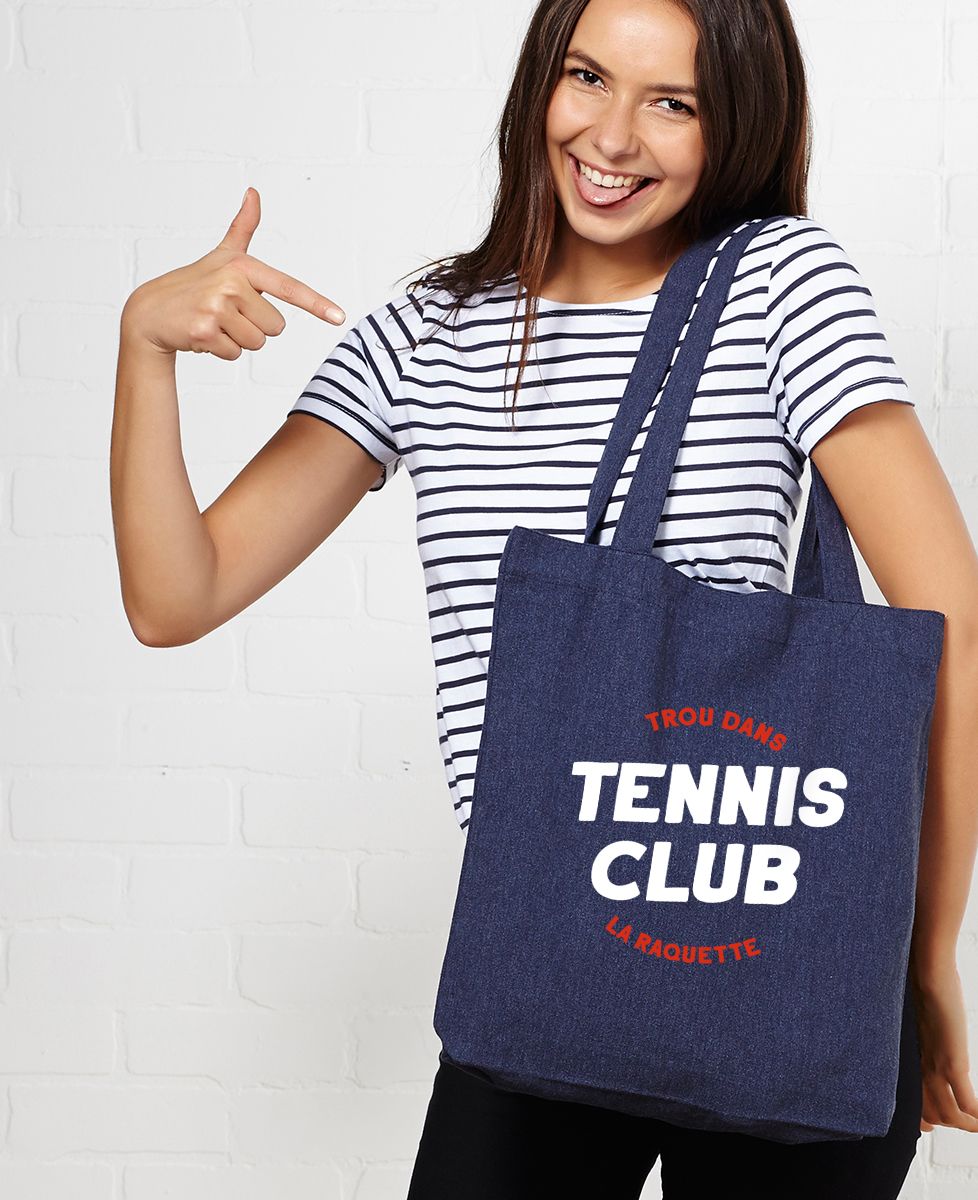 Tote bag Trou dans la raquette - Sport