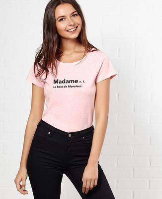 T-Shirt femme Madame la boss