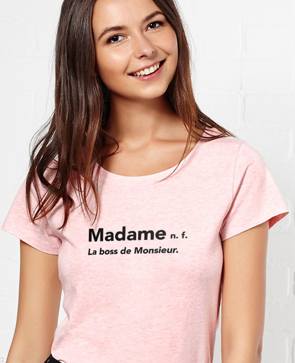 T-Shirt femme Madame la boss