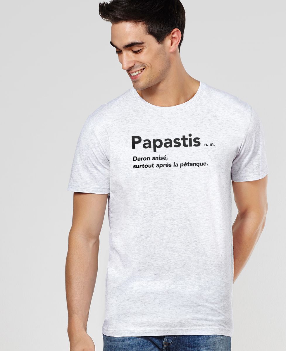 T-shirt homme Papastis - Cadeaux Papa, Apéro