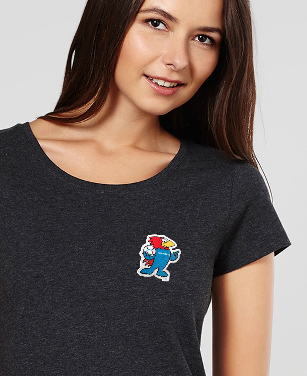 T-Shirt femme Footix (écusson)