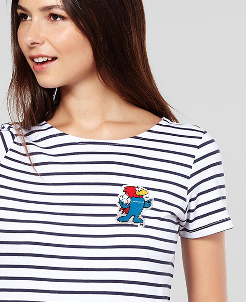 T-Shirt femme Footix (écusson)