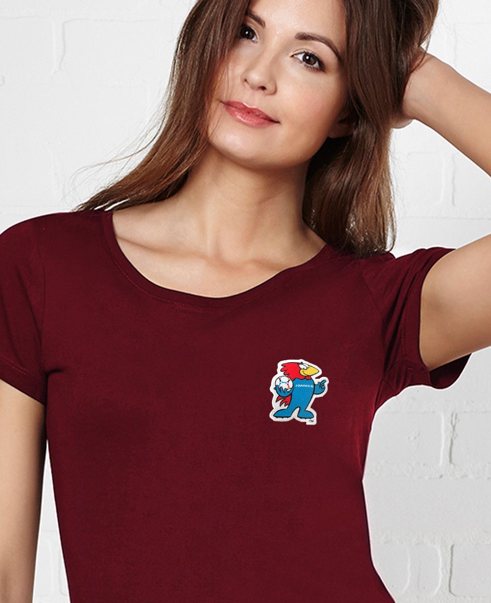 T-Shirt femme Footix (écusson)