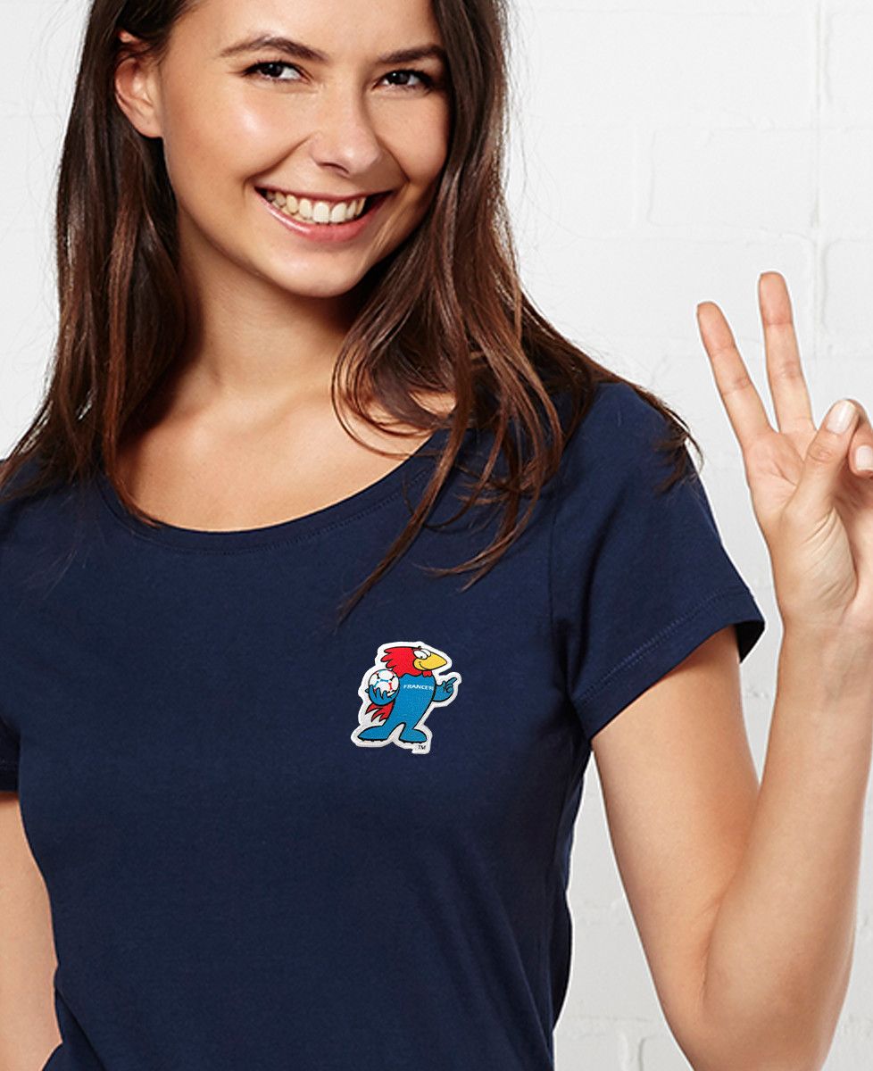 T-Shirt femme Footix (écusson)