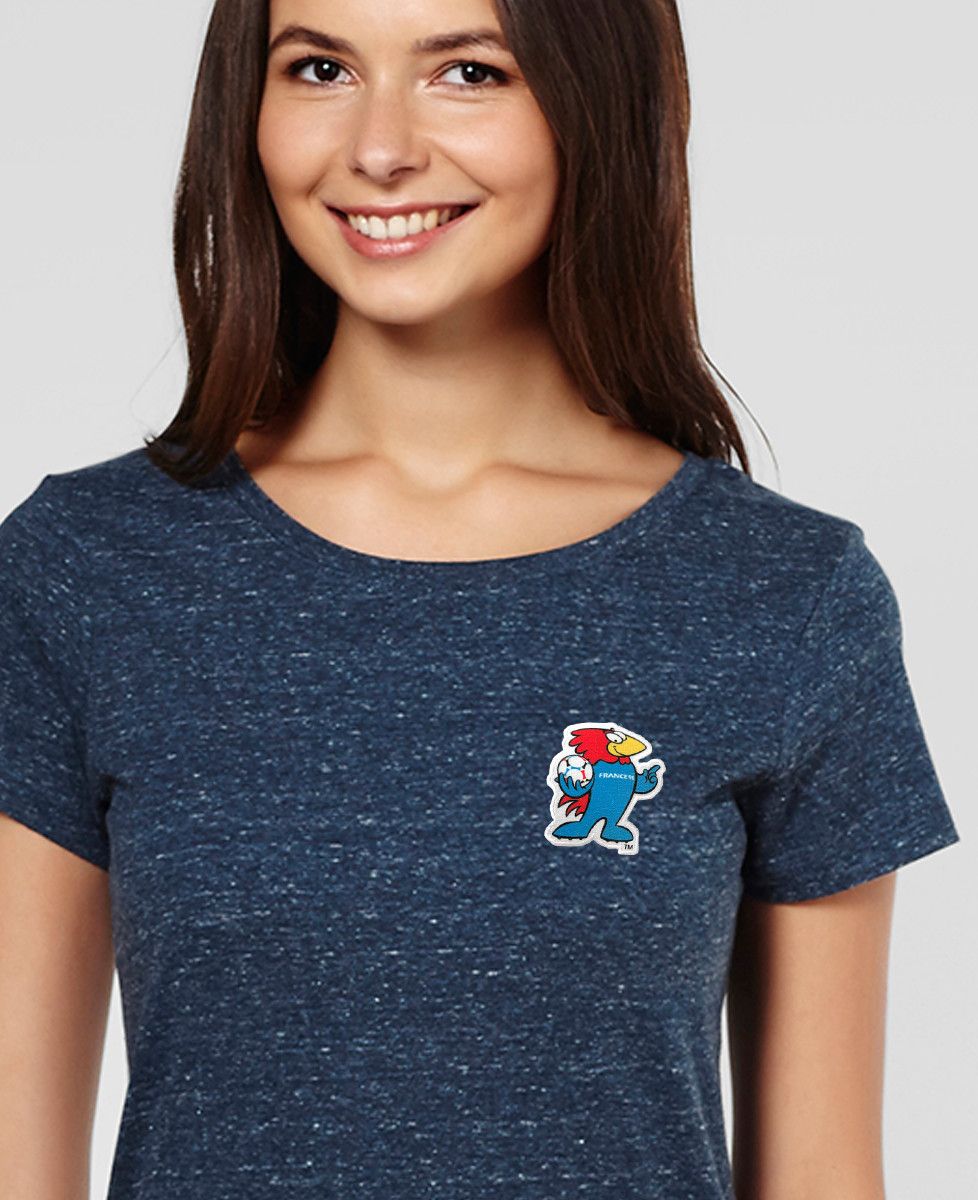 T-Shirt femme Footix (écusson)