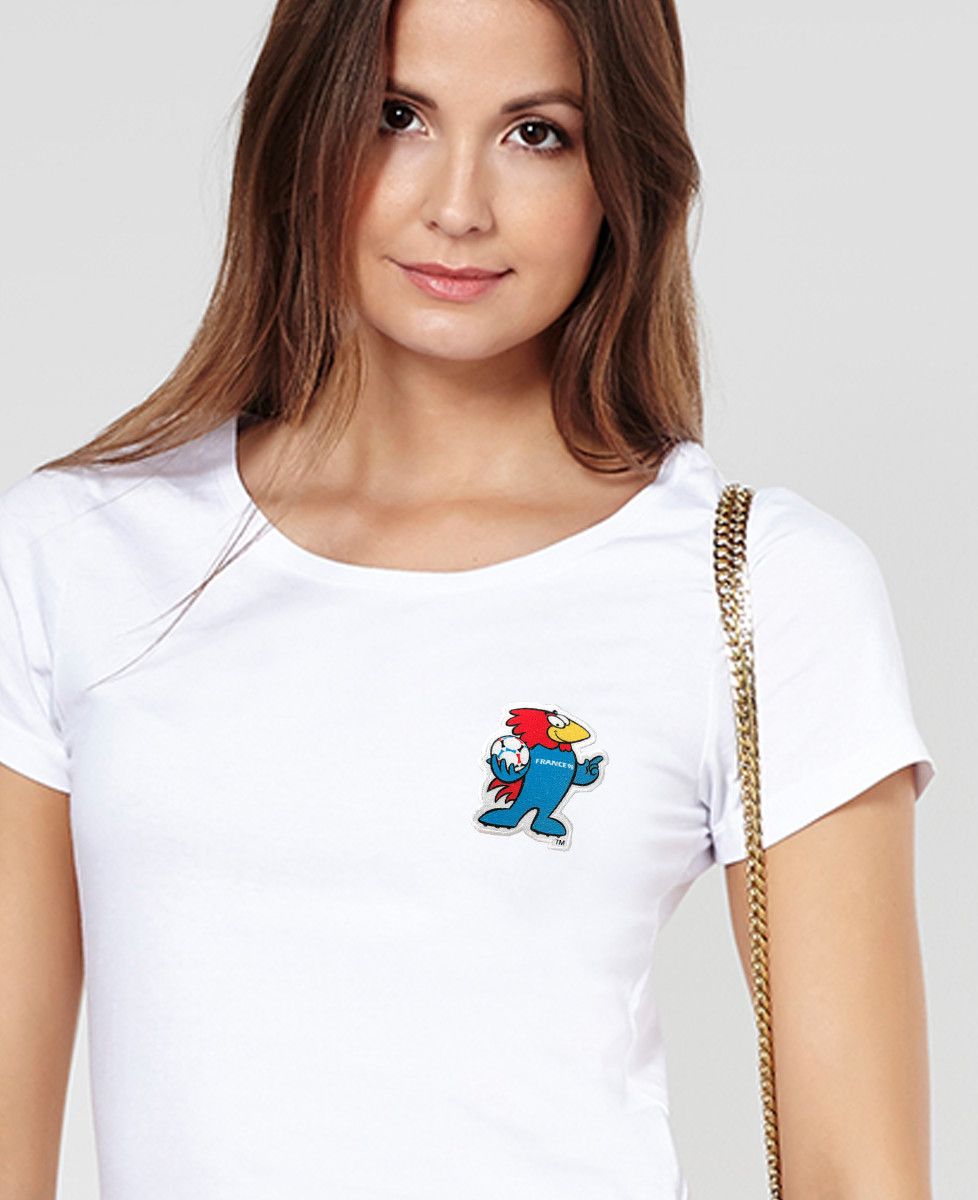 T-Shirt femme Footix (écusson)