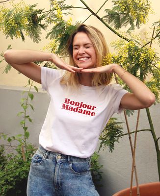 T-Shirt femme Bonjour Madame