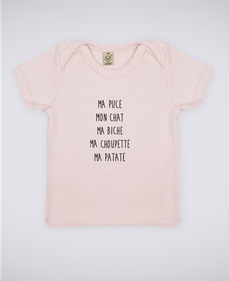 T-Shirt bébé Ma puce