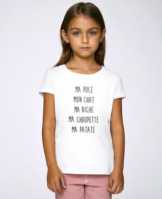 T-Shirt enfant Ma puce