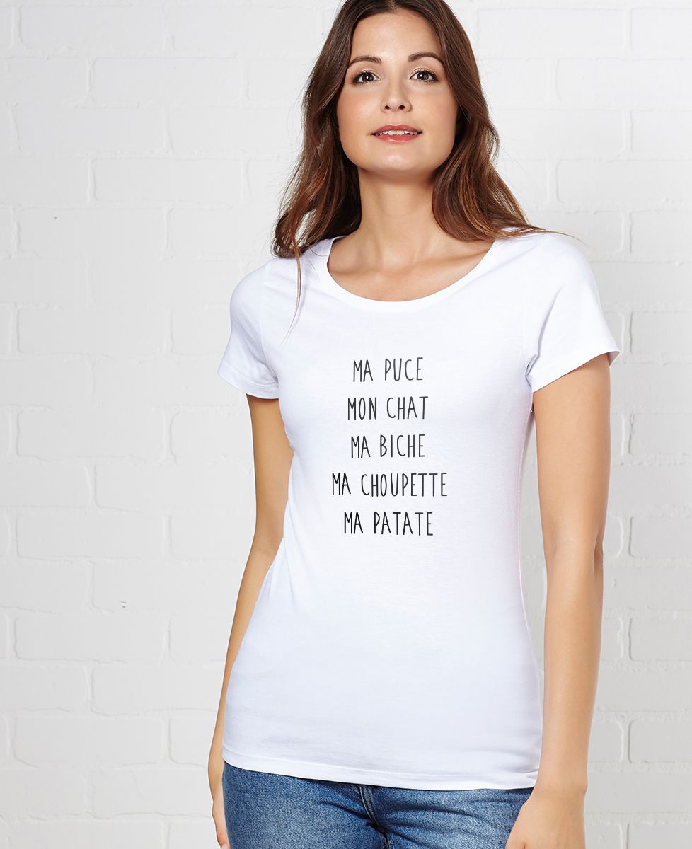T-shirt femme Ma puce