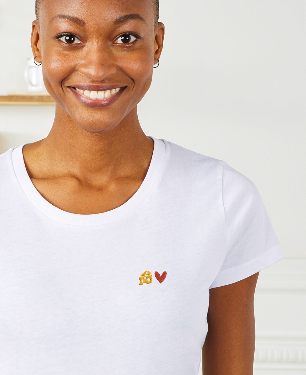 T-shirt per lei Formaggio cuore