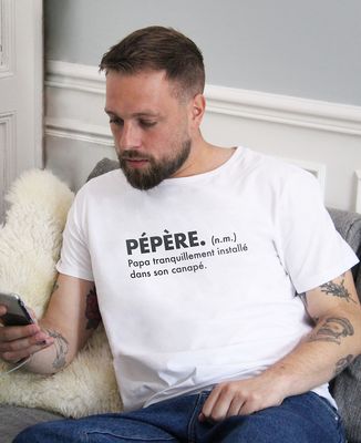 T-shirt homme Pépère - Cadeaux Papa, Cadeaux Papy