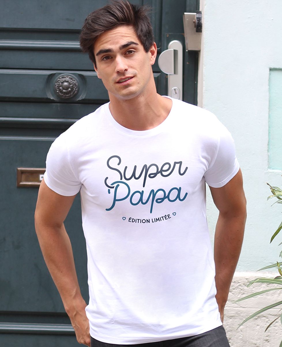 T-Shirt homme Super Papa (Edition limitée)
