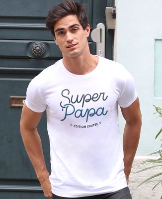T-Shirt homme Super Papa (Edition limitée)