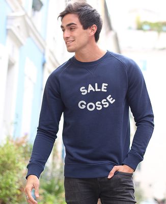 Sweatshirt homme Sale gosse (Effet velours)
