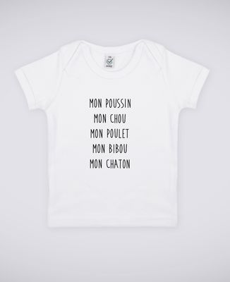 T-Shirt bébé Mon poussin