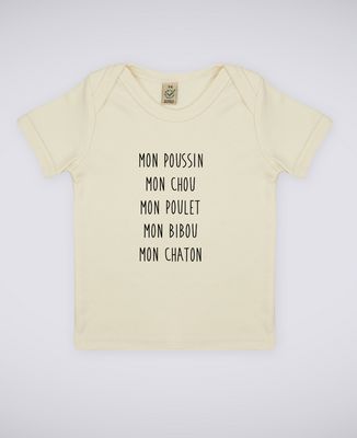 T-Shirt bébé Mon poussin