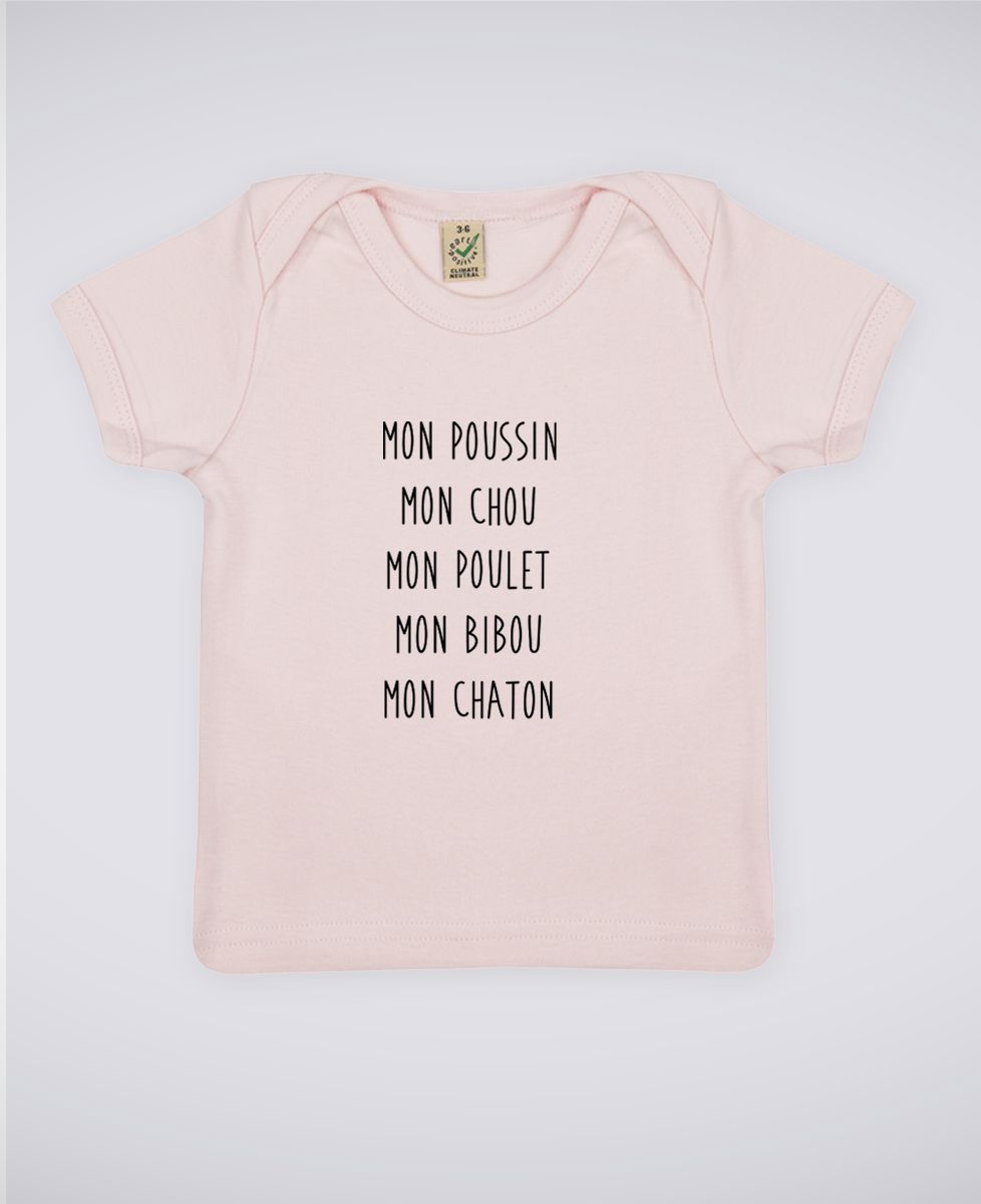 T-Shirt bébé Mon poussin