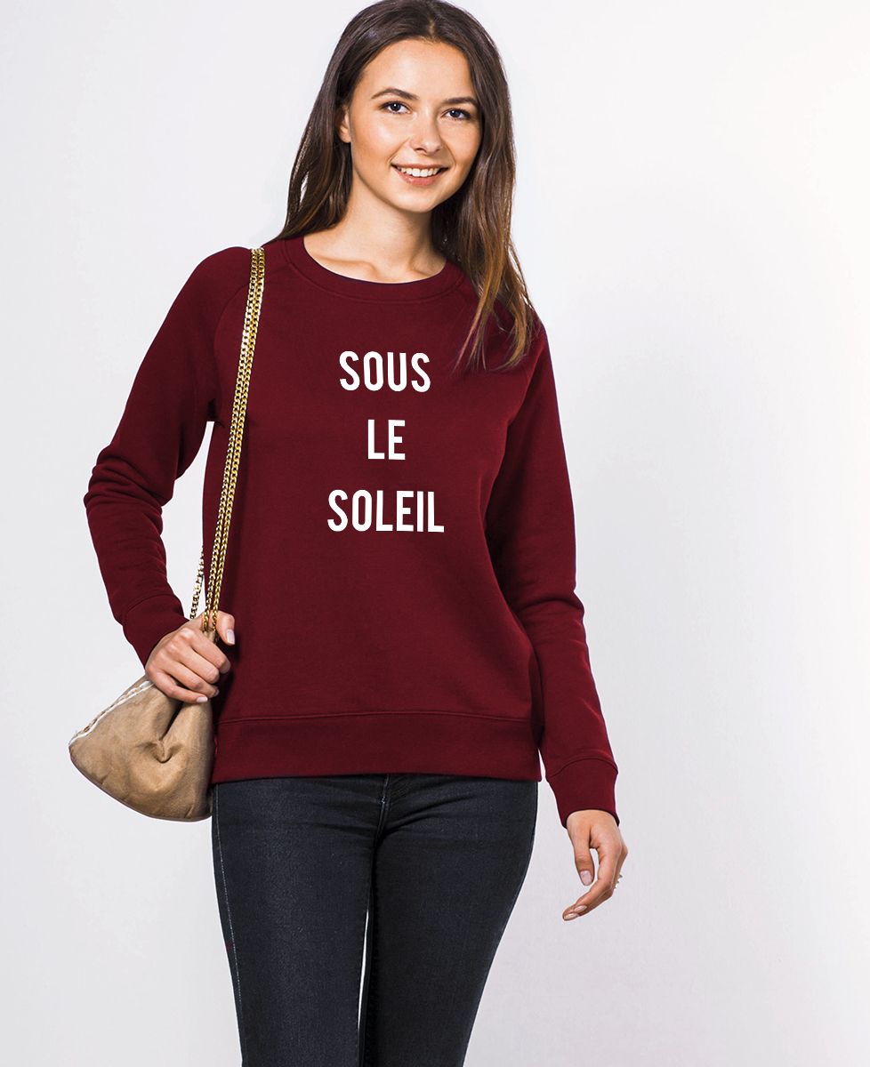 Sweatshirt femme Sous le soleil
