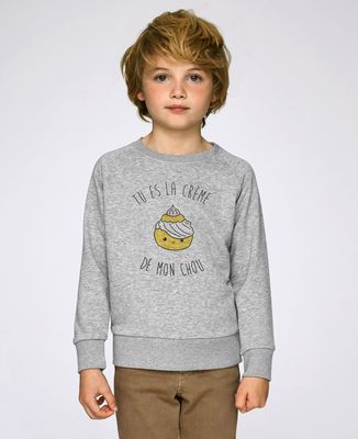 Sweatshirt enfant Tu es la creme