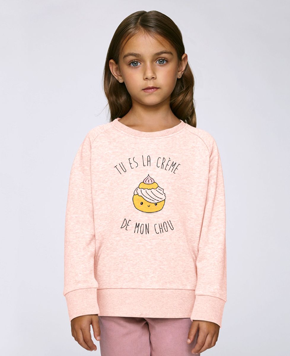 Sweatshirt enfant Tu es la creme
