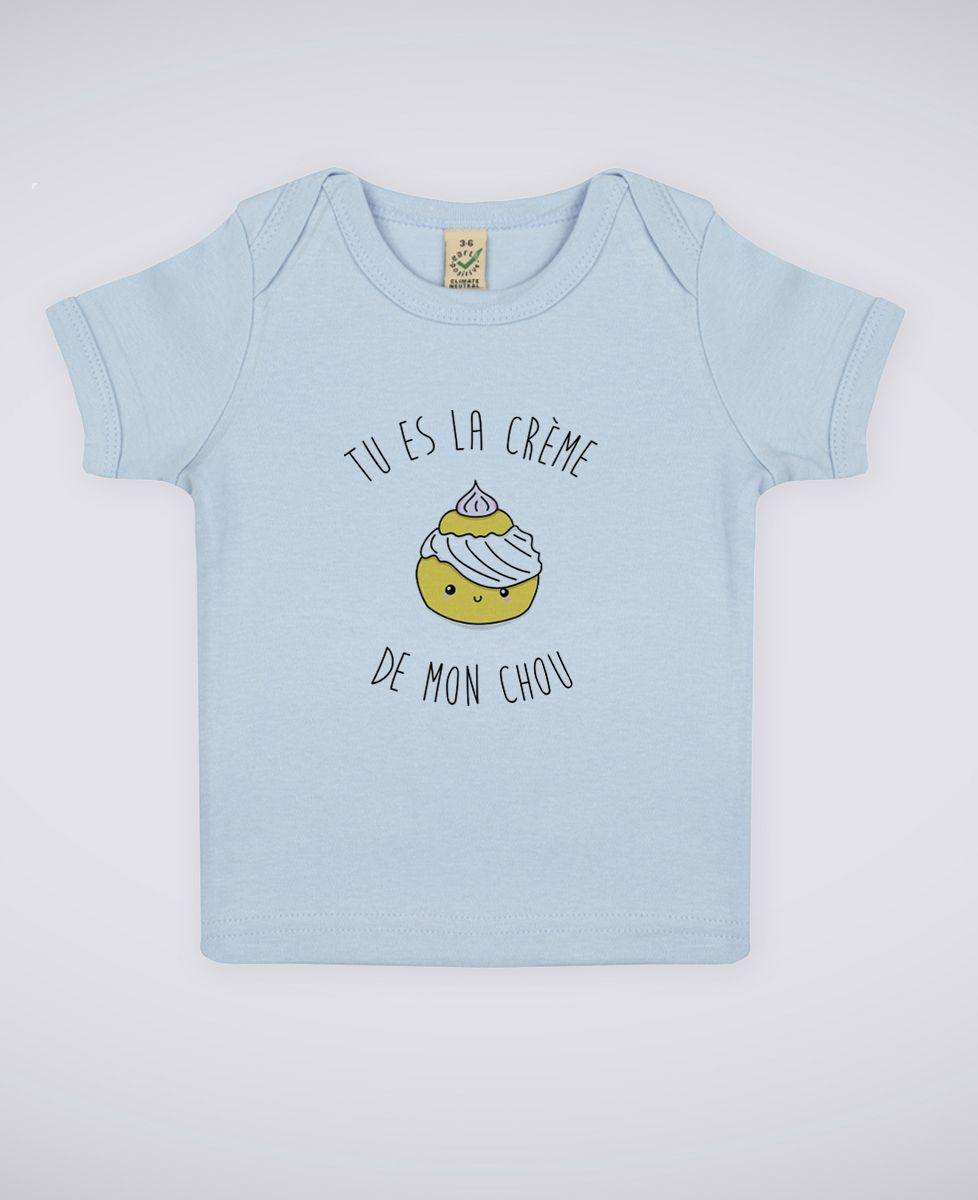 T-Shirt bébé Tu es la creme