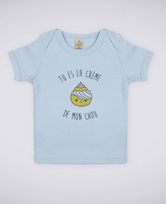 T-Shirt bébé Tu es la creme