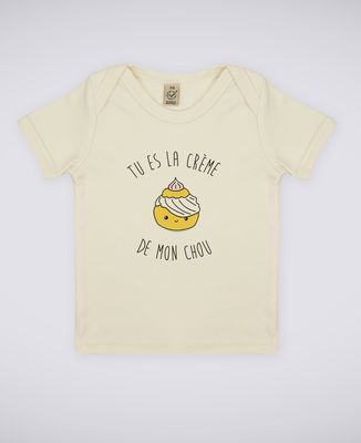 T-Shirt bébé Tu es la creme